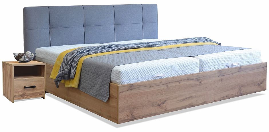 Postel GERDA 2 180cm, s roštem a s úložným prostorem - Obrázek 2